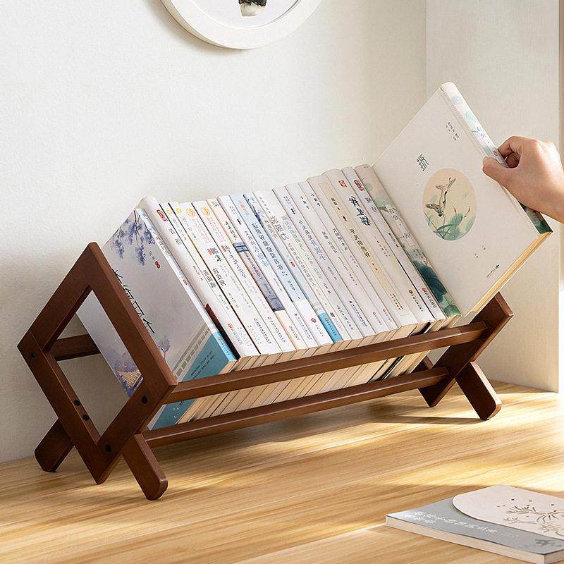 桌面书架立式飘窗台床头小书柜儿童书桌桌上置物架简易木艺收纳层,收纳整理,桌面收纳盒,淘宝优惠券,粉丝福利购,淘宝优惠卷