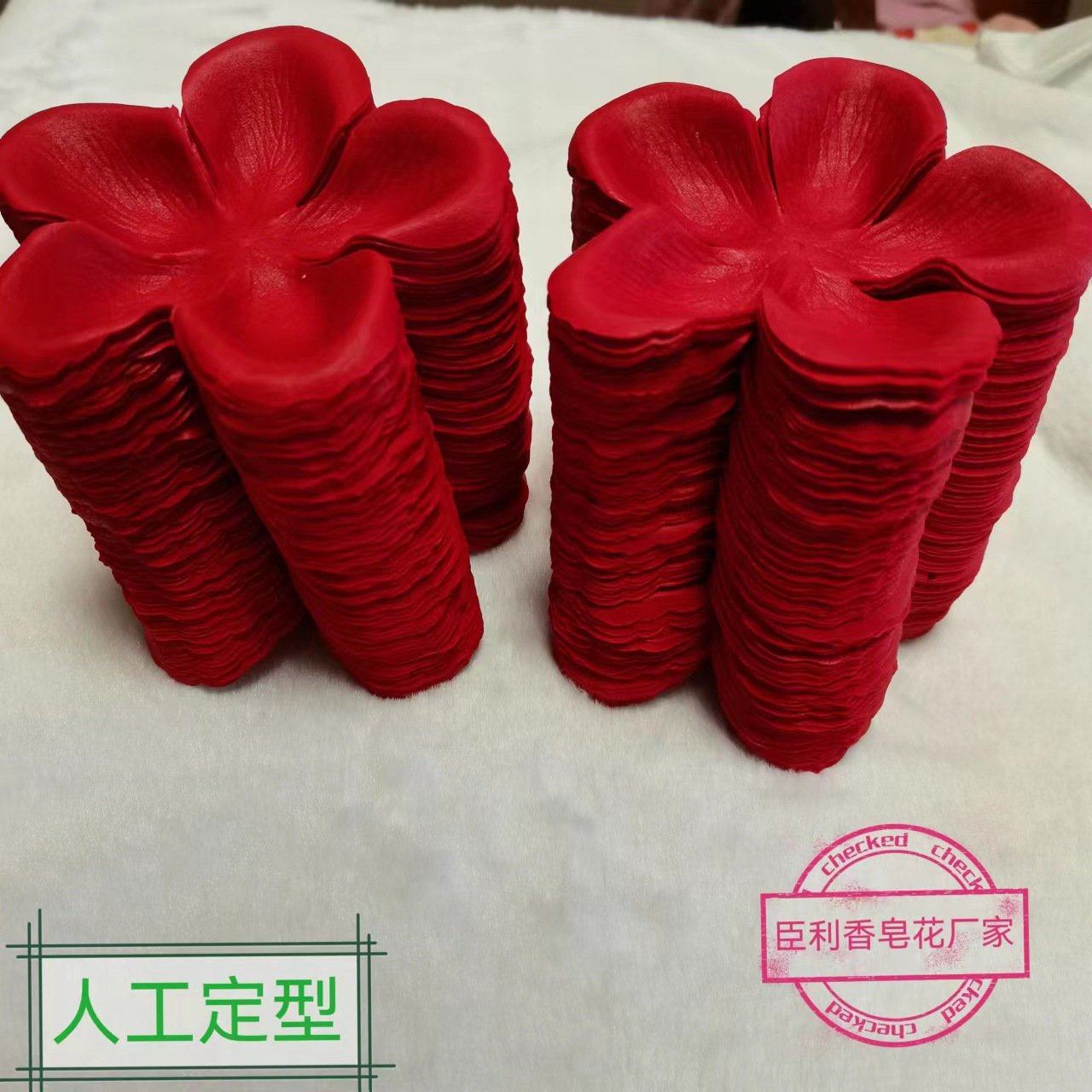 源头工厂多层仿真花香皂花花片纯手工定型肥皂花玫瑰花花瓣