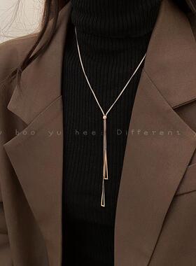 长钛钢不褪色项炼为妇女2025新的高端运动衫炼无障碍豪华利基设计