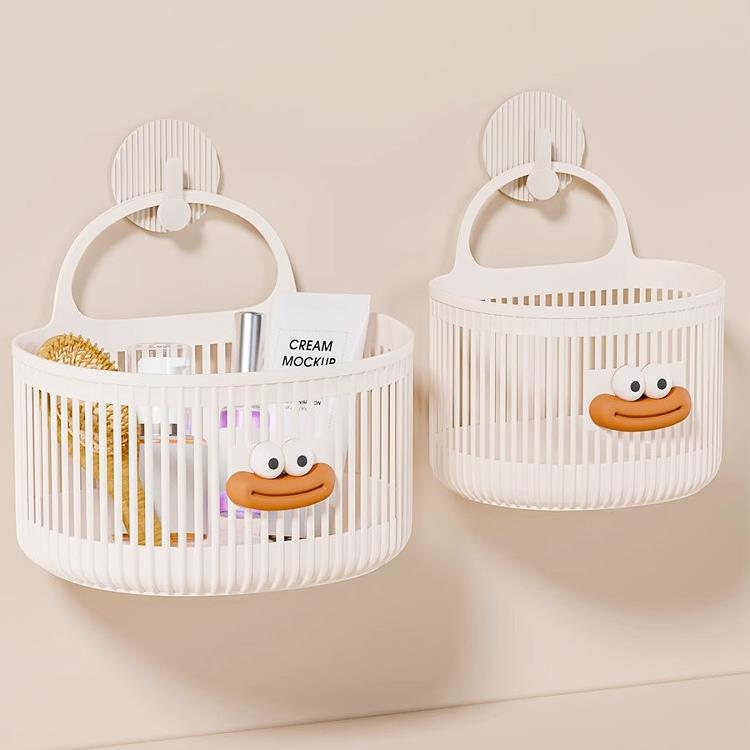 多功能小挂篮卫生间浴室废弃洗脸巾收纳筐置物架宿舍床边壁挂吊篮