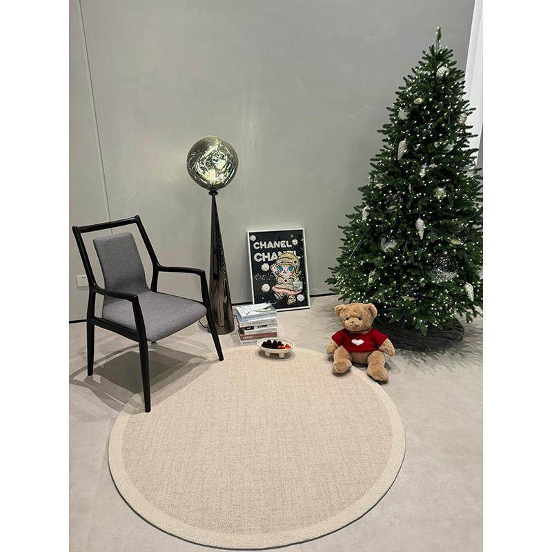 极简风素色轻奢高级感客厅圆形羊毛地毯卧室衣帽间床边毯地垫,居家布艺,地毯,淘宝优惠券,粉丝福利购,淘宝优惠卷