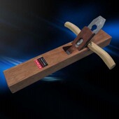 新品 红金木工刨子弯手推平推刨优质木匠刨手工刨工具木