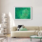 鲸落重生现代简约艺术抽象客厅沙发背景墙装 饰画卧室床头高端挂画