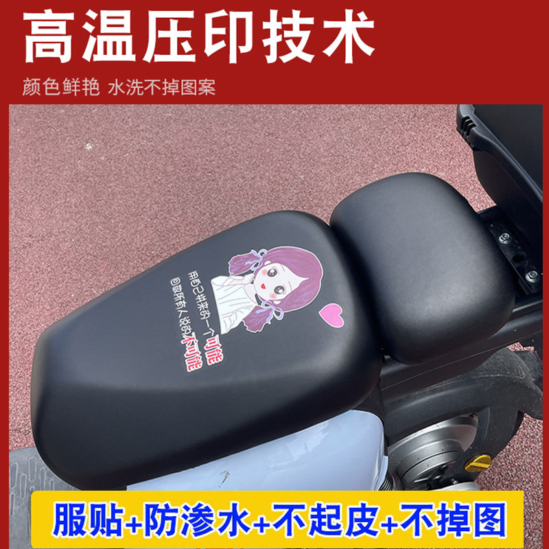 新国标电动车坐垫套通用防水电瓶车电动自行车座垫套爱玛雅迪座套