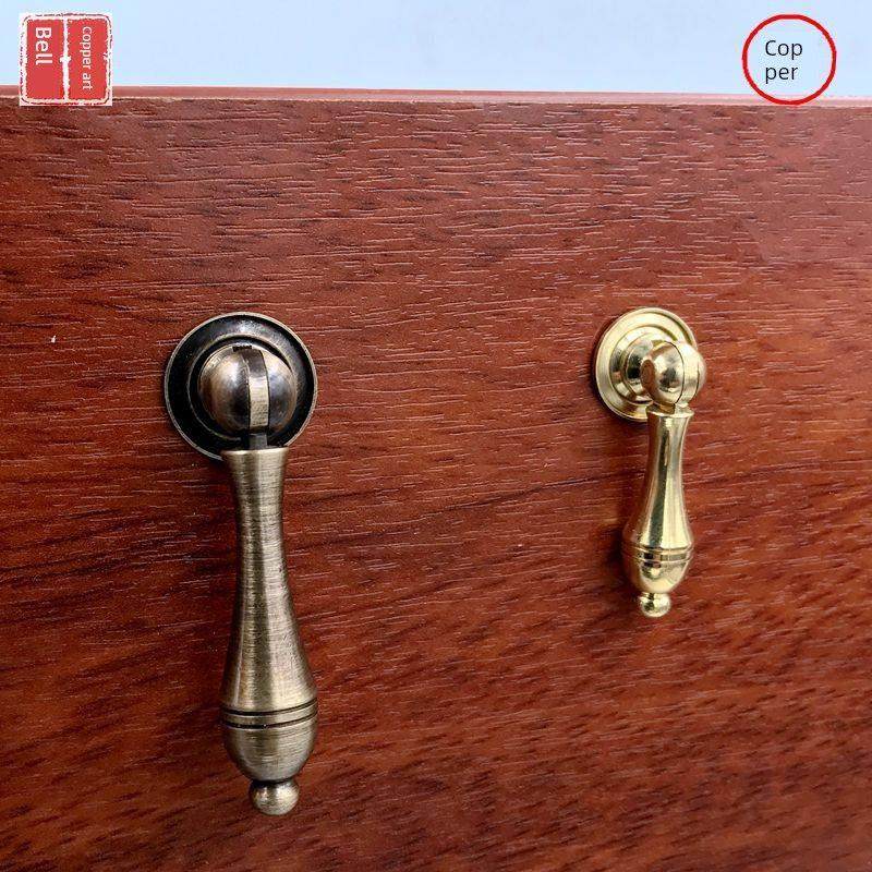 彷古新中式纯铜小拉手古典红木家具橱柜书衣柜门抽屉全铜把手配件,基础建材,小拉手,淘宝优惠券,粉丝福利购,淘宝优惠卷