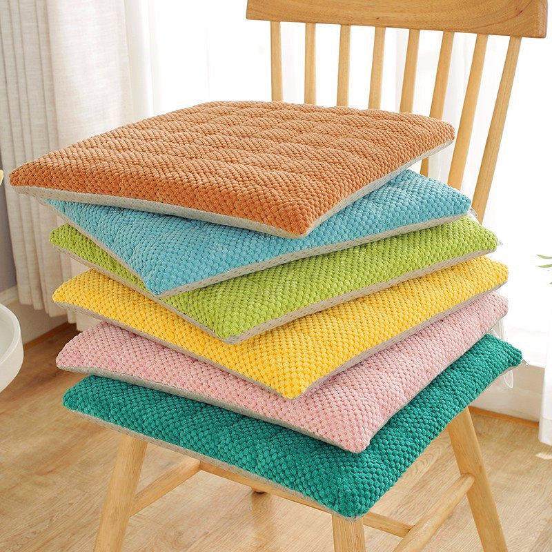 方形椅子垫纯色防滑座垫四季通用加厚坐垫茶桌学生椅垫客厅餐椅垫,居家布艺,椅垫,淘宝优惠券,粉丝福利购,淘宝优惠卷