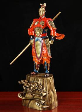《大圣归来》孙悟空全铜摆件斗战胜佛工艺品办公室桌面玄关装饰品