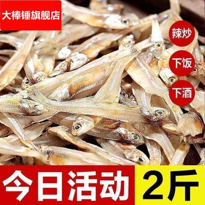 淡干海燕鱼公鱼干 干北海特产公干鱼毛毛鱼自晒风干 干低盐小鱼干