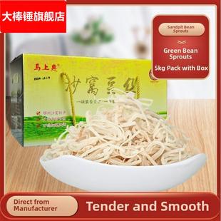 湖北鄂州特产沙窝绿豆豆丝马上惠豆丝带箱5斤农家饼折豆糕礼盒装