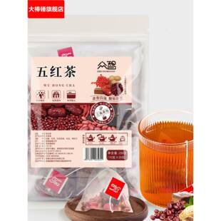 五红汤茶包红枣枸杞红豆红糖免煮原材料红皮花生双补 爷爷家的蜜