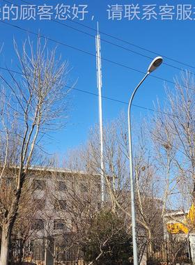 热镀锌单管通讯塔 通05181电力架构角钢讯铁塔圆信号独发射塔钢管