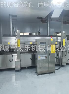 平菇自油炸TVZ流水线全动油炸机能控温油炸上浆上粉油机炸智设备