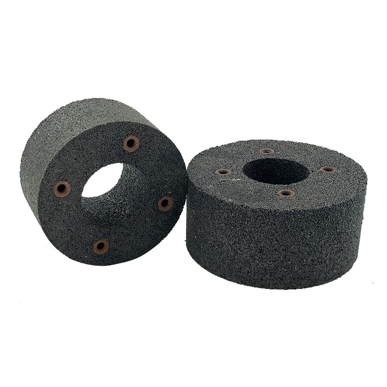 杯型仿形打磨机砂轮150轨道黑碳4*M8螺栓125砂轮片磨钢轨树脂砂轮