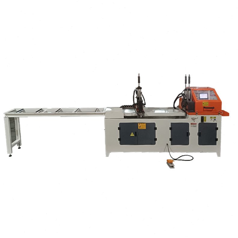 455铝切机全自动铜管铝材切割机无尾料工业型材切铝机可配送料架