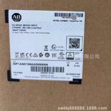 20G1AND186AA0NNNNN 供应全新罗克韦尔PowerFlex753变频器 现货