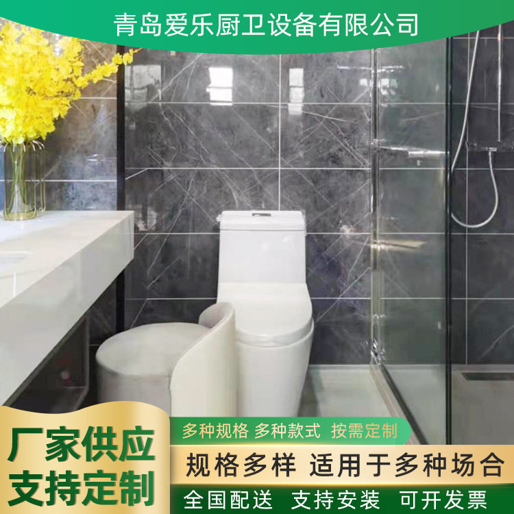 日式整体卫浴一体式卫生间集成整五金配件包装