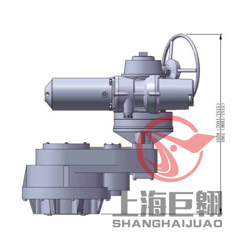 上仪13AI多转式电动执行机构 13AI/MOBF64角行程电动阀门控制器