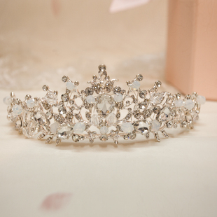 皇冠头饰儿童公高端女孩新款 头箍女童发箍发饰发卡女发夹王冠演出