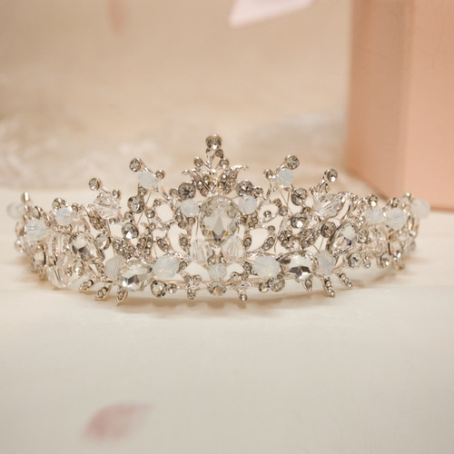 皇冠头饰儿童公高端女孩新款头箍女童发箍发饰发卡女发夹王冠演出