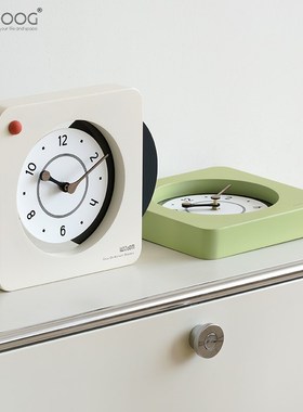 EMITDOOG轻奢创意时钟桌面摆件家居客厅电视柜玄关高档艺术装饰品