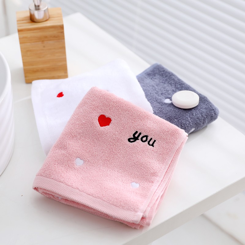 吸水毛巾纯棉可爱洗脸洗澡毛巾家用少女情侣毛巾吸水不掉毛巾定制
