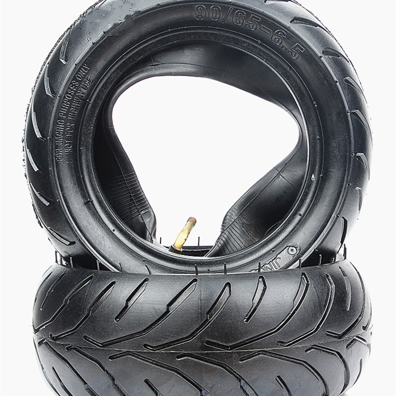49CC迷你摩托车小跑车Q跑110/50-6.5 90/65-6.5轮胎电动车充气胎