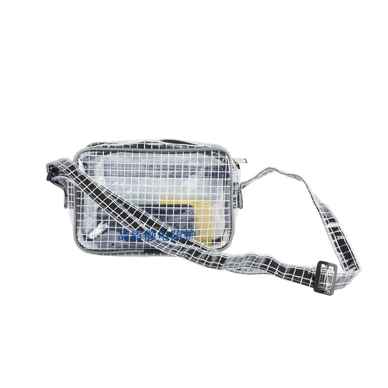 全PVC防静电无尘洁净室25*16*6/8寸网格透明电脑工具挎包 包邮