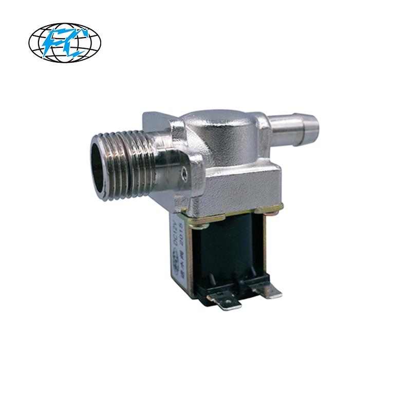 电磁进水阀12V24V220V铜4点直通式M10食品高温饮用水锅炉太阳能开