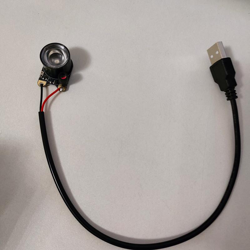 单颗850监视摄影机夜视灯DC5V红外补光灯板USB补光辅助LED灯具 3W