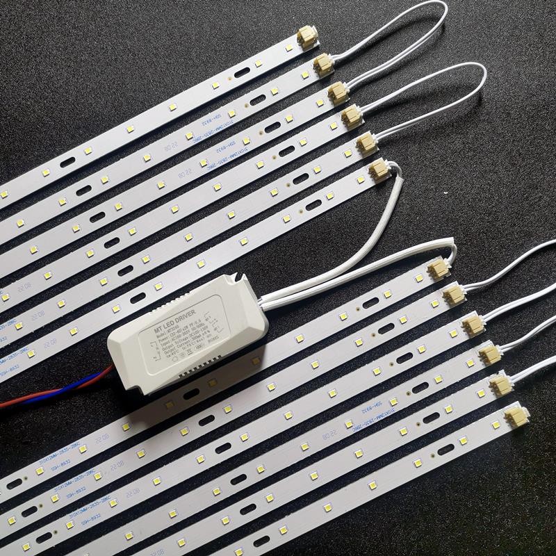 灯条led灯带吸顶灯灯芯替换改造灯板长条灯盘灯泡客厅灯贴片光源