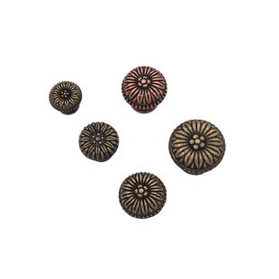 合金抽手单孔暗装小拉手复古橱柜抽屉拉手家具柜门拉手木盒礼盒配