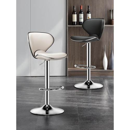 吧台椅家用可升降高脚凳吧台凳现代简约酒吧椅收银前台靠背吧凳子