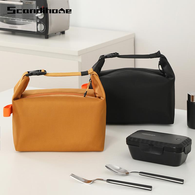 Scandihome日式保温饭盒袋便携上班族时尚可手提便当包防水大容量