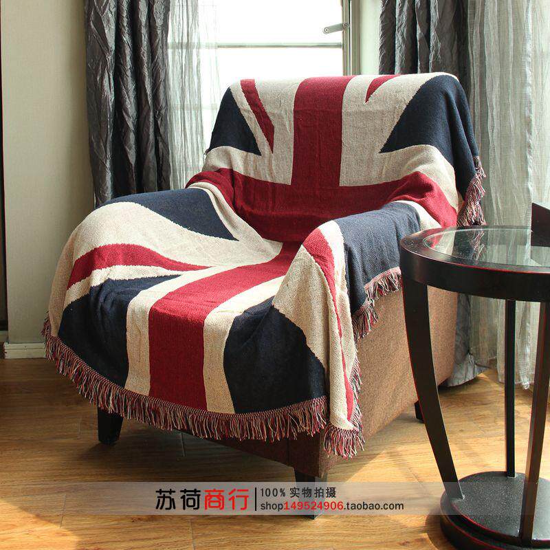 出口北欧棉线毛毯加厚加大针织线毯地毯装饰毯单人沙发巾双人盖毯