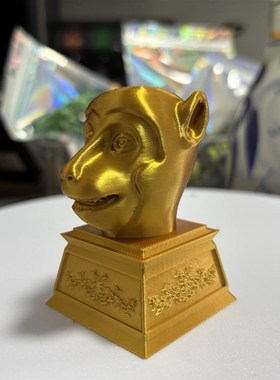 3D打印十二生肖兽首摆件-创意礼品-个性定制