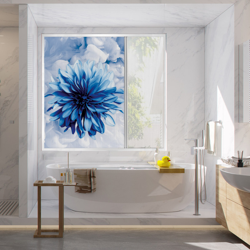 御曼全遮光纱窗日夜两用推拉折叠百叶窗帘防蚊透气蜂巢帘隐形窗帘