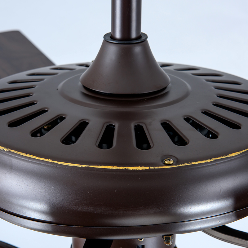 美式田园风扇吊灯简约北欧铁艺复古客厅灯时尚餐厅灯饭厅电扇灯具