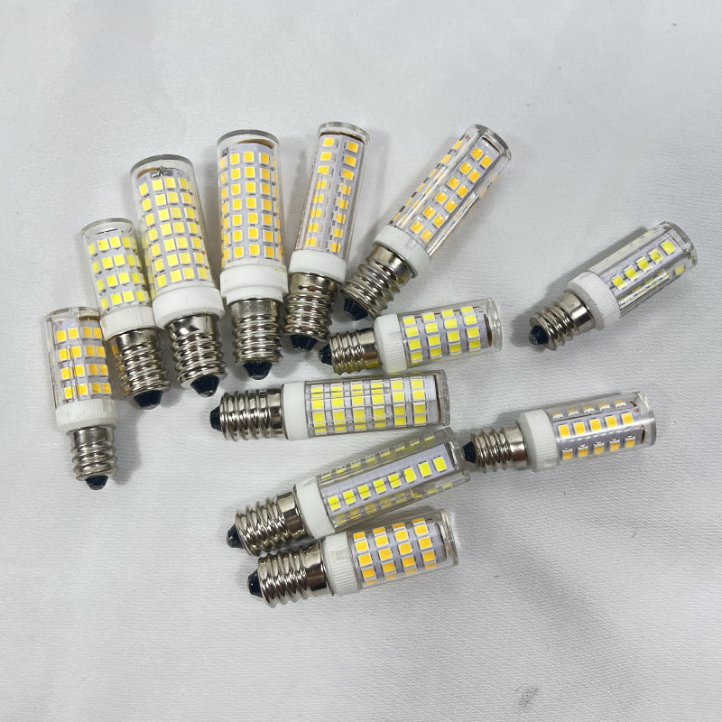 led油烟机灯泡e12螺口缝纫机e14陶瓷灯珠冰箱冷藏床头壁灯光源