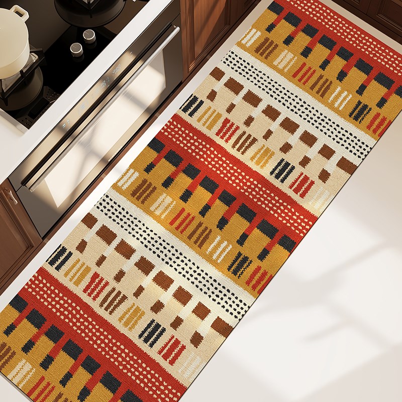 厨房地垫吸水防滑防油可擦免洗防水专用耐脏地毯垫防摔保护脚垫子