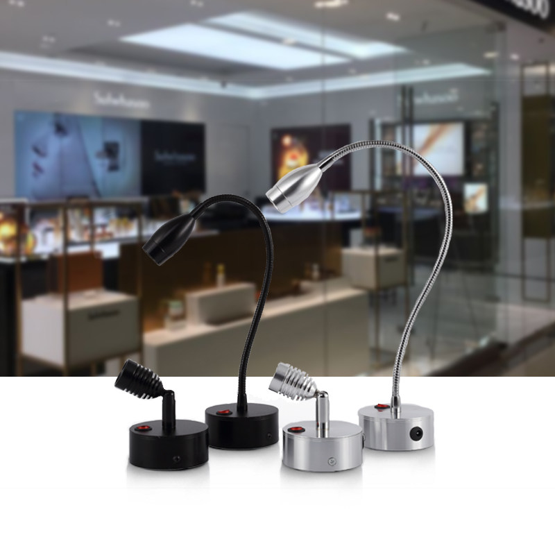 led可充电软管射灯1W3W珠宝柜台展示柜橱窗无线补光摆台灯,家装灯饰光源,嵌入式射灯,淘宝优惠券,粉丝福利购,淘宝优惠卷