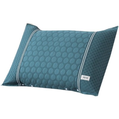 枕巾男生防油男士按扣卡扣可固定式纯棉一对成人防脱落防滑不脱落