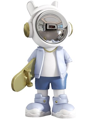 太空人宇航员桌面摆件家居玄关酒柜前台高级感装饰品乔迁开业礼品