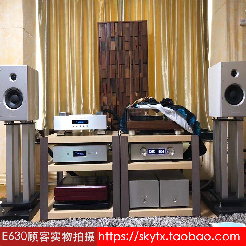 艺特单层响柜器材胡桃樱桃枫木功放架图片