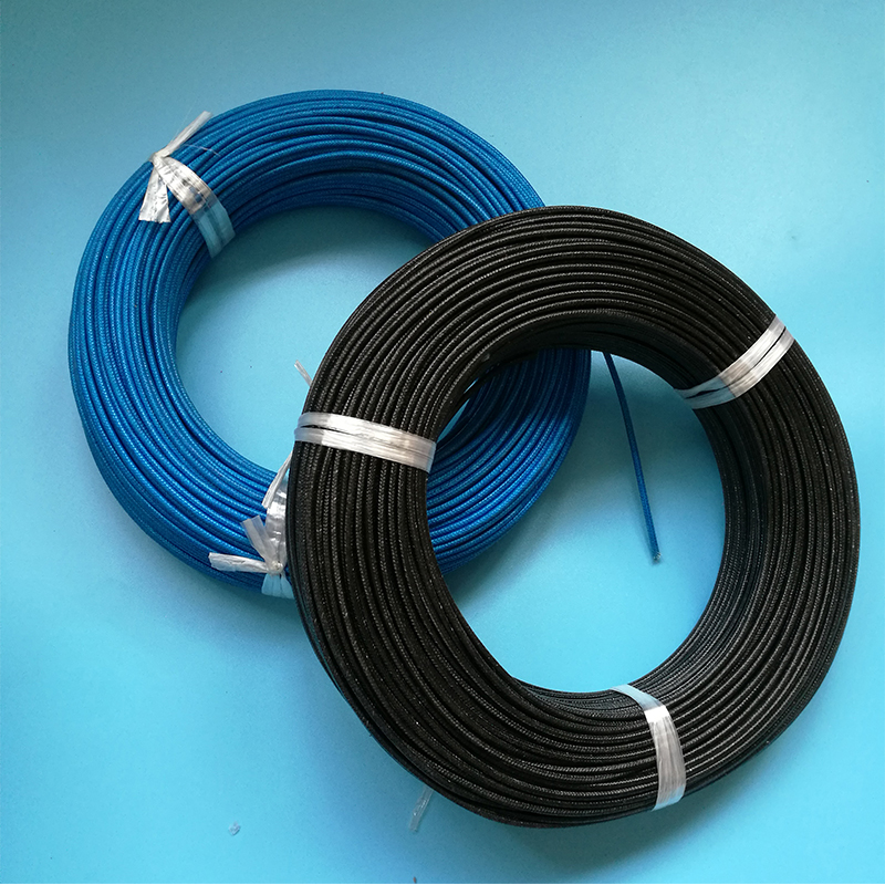 硅橡胶编织线GRP2平方 平方单芯低烟阻燃玻纤编织电线