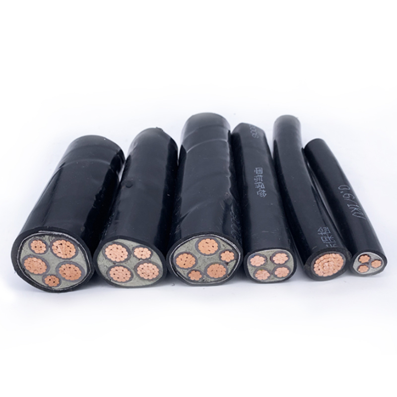 国标电缆铜芯YJV2 3 4 5芯x10/16//35平方三相四线工程电力电线