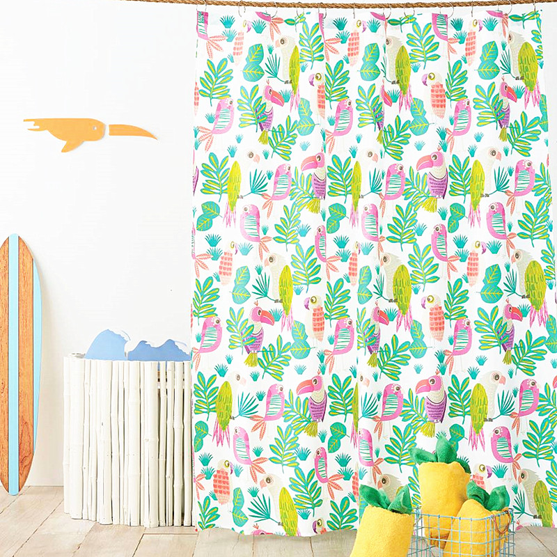 爱卡通童趣浴帘隔断帘防水加厚窗帘柜帘浴室帘子,家庭/个人清洁工具,浴帘,淘宝优惠券,粉丝福利购,淘宝优惠卷