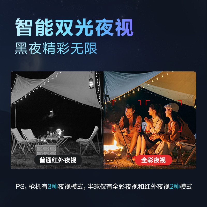 大华监控设备高摄像头装家用智能全彩夜视防水商用oe监视器