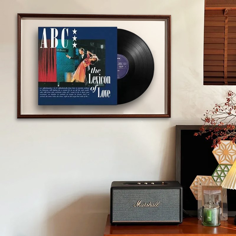 肖战12寸黑胶唱片展示相框挂墙封面装裱框CD专辑音乐装饰收纳框架