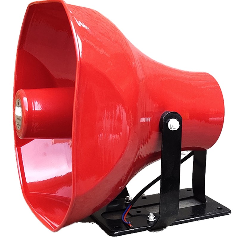 天津天马50W高音喇叭8欧大功率汽车载宣传喇叭防雨水号角式扬声器