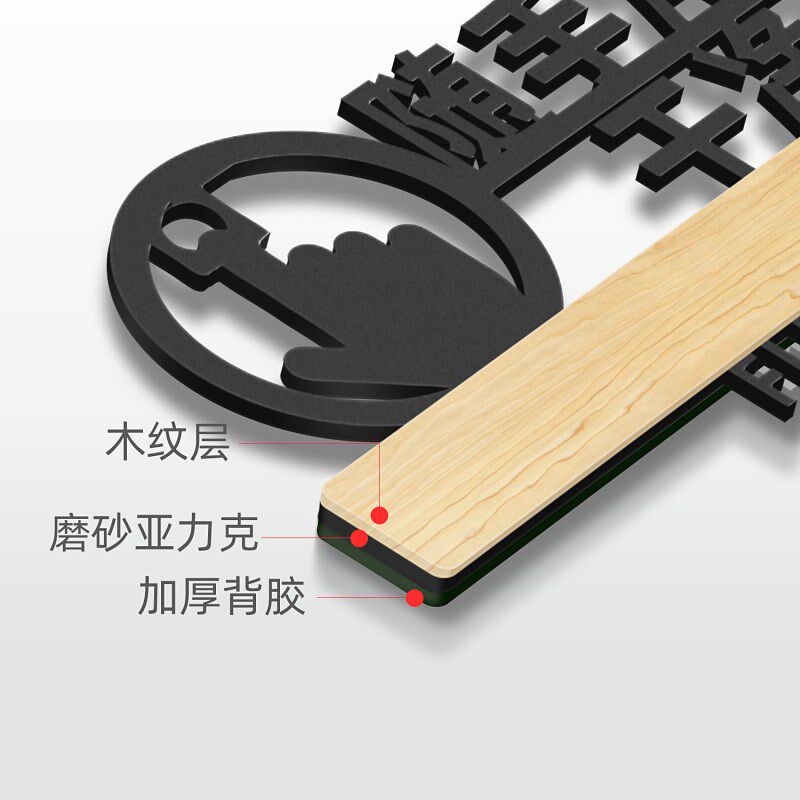 下班时约用电指示出门请随手门灯标离时门电脑标识创意提示做办公 - 实物图